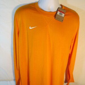 Nike Men's Long Sleeve DriFit Football Shirt DV6747 Large Tenn Vols Orange NWT